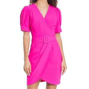 Adelyn Rae Tony Minidress In Neon Pink